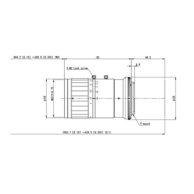 Omron / Sentech 3Z4S-LE VS-L8540/M42-10 machine vision lens
