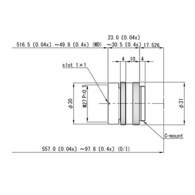 Omron / Sentech 3Z4S-LE VS-MC20 machine vision lens