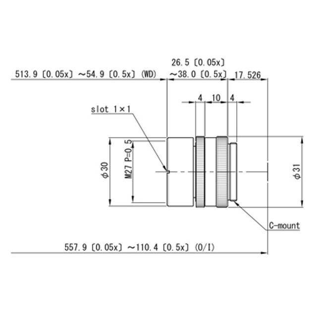 Omron / Sentech 3Z4S-LE VS-MC25N machine vision lens