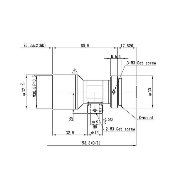 Omron / Sentech 3Z4S-LE VS-TCH05-65CO-O machine vision lens