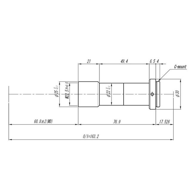 Omron / Sentech 3Z4S-LE VS-TCH1-65-O machine vision lens