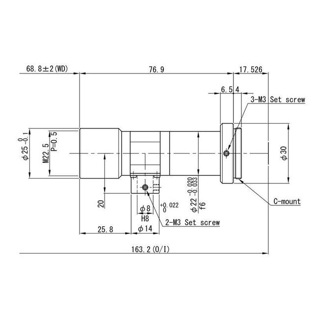 Omron / Sentech 3Z4S-LE VS-TCH1-65CO-O machine vision lens