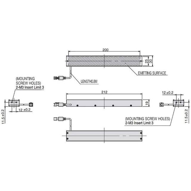 Omron FLV-BR6022 machine vision lighting