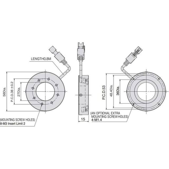 Omron / Sentech FLV-DL5890 machine vision lighting
