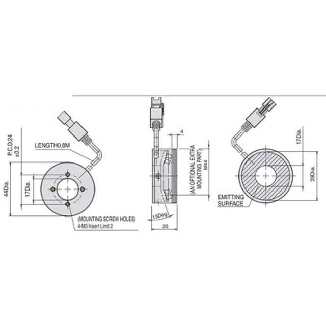 Omron / Sentech FLV-DR4415 machine vision lighting