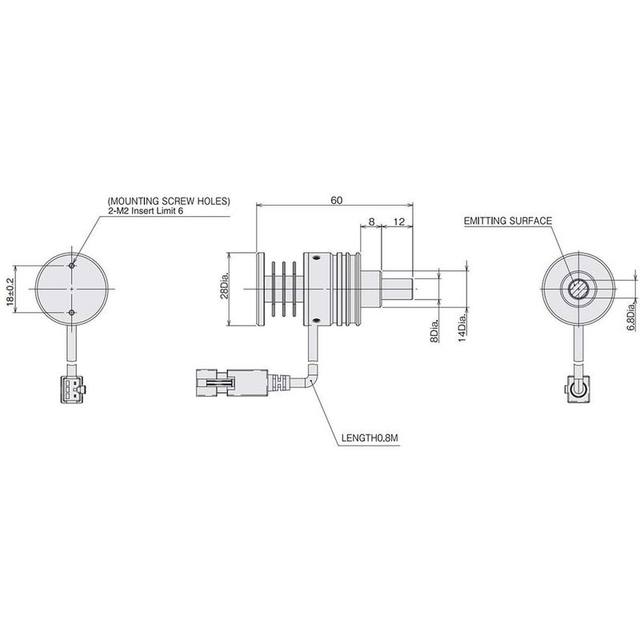 Omron FLV-EP0803W machine vision lighting