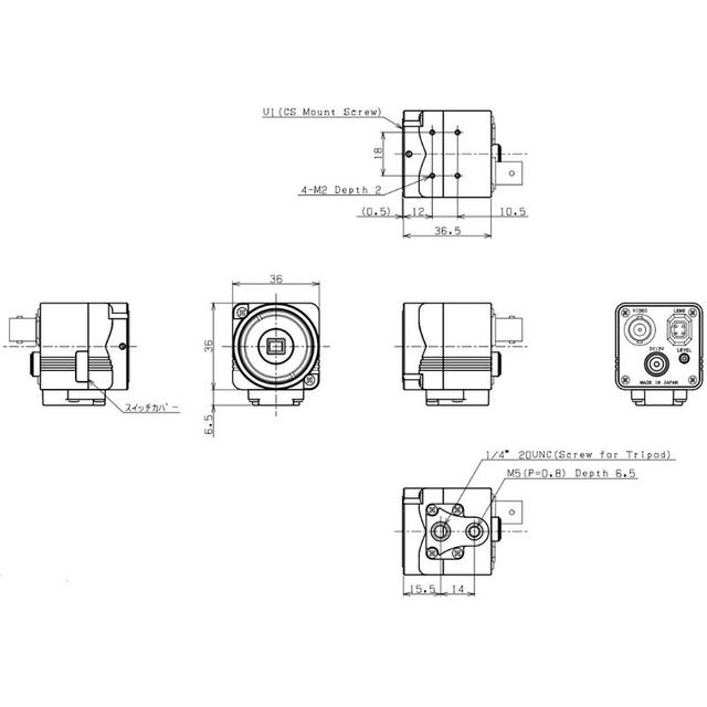 Omron STC-P63SBJ machine vision camera
