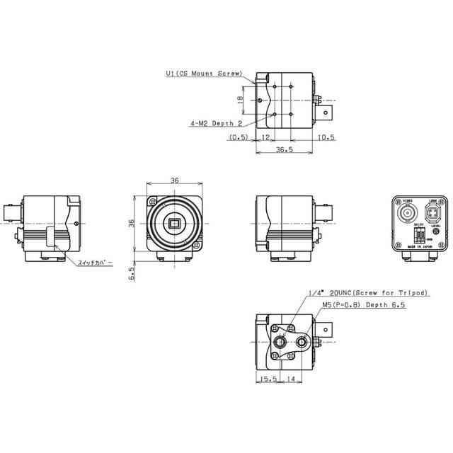 Omron STC-P63SBT machine vision camera