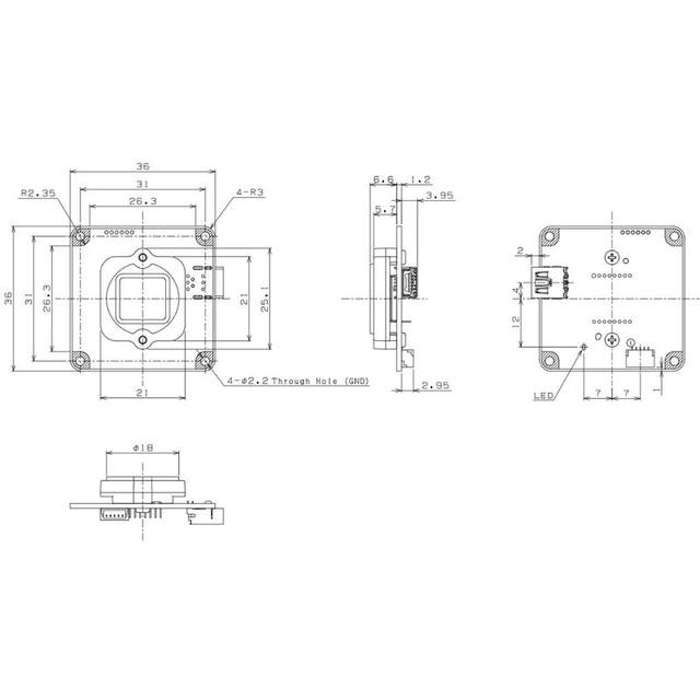 Omron STC-SC133USB-BL machine vision camera