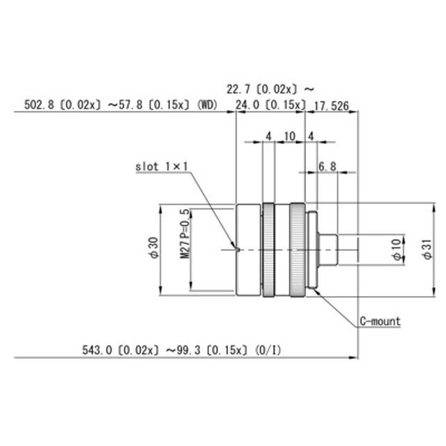 Omron / Sentech 3Z4S-LE VS-MC10 machine vision lens