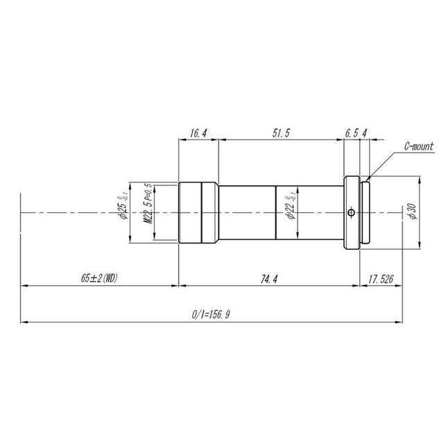 Omron / Sentech 3Z4S-LE VS-TCH1.5-65-O machine vision lens
