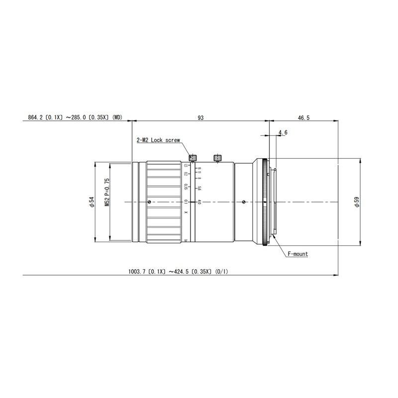 Omron / Sentech 3Z4S-LE VS-L8540/M42-10 machine vision lens