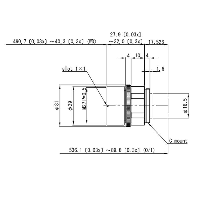 Omron / Sentech 3Z4S-LE VS-MCA15 machine vision lens