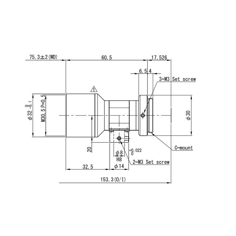 Omron / Sentech 3Z4S-LE VS-TCH05-65CO-O machine vision lens