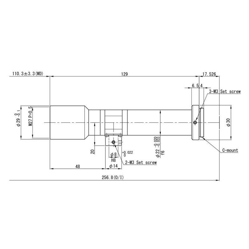 Omron / Sentech 3Z4S-LE VS-TCH1-110CO-O machine vision lens