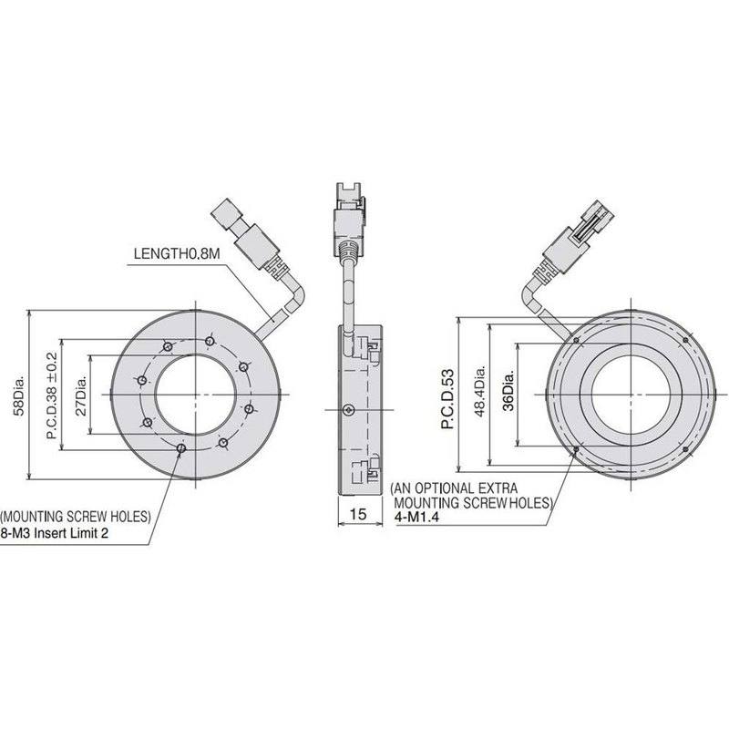 Omron / Sentech FLV-DL5890 machine vision lighting