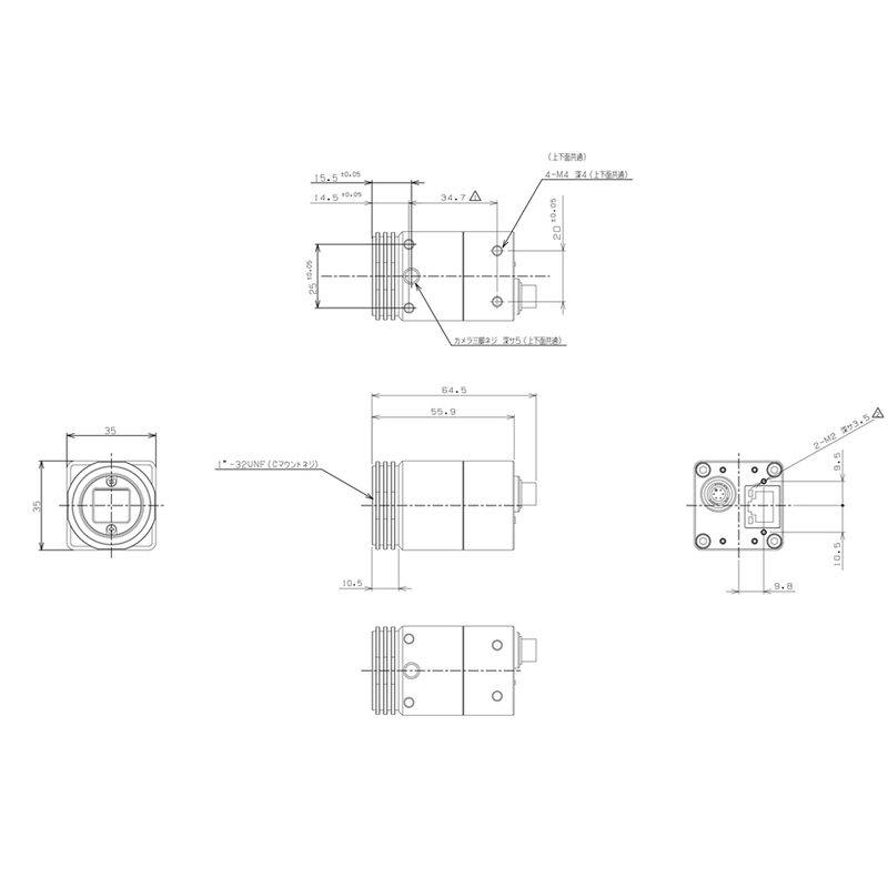 Omron STC-CMC4MPOE machine vision camera