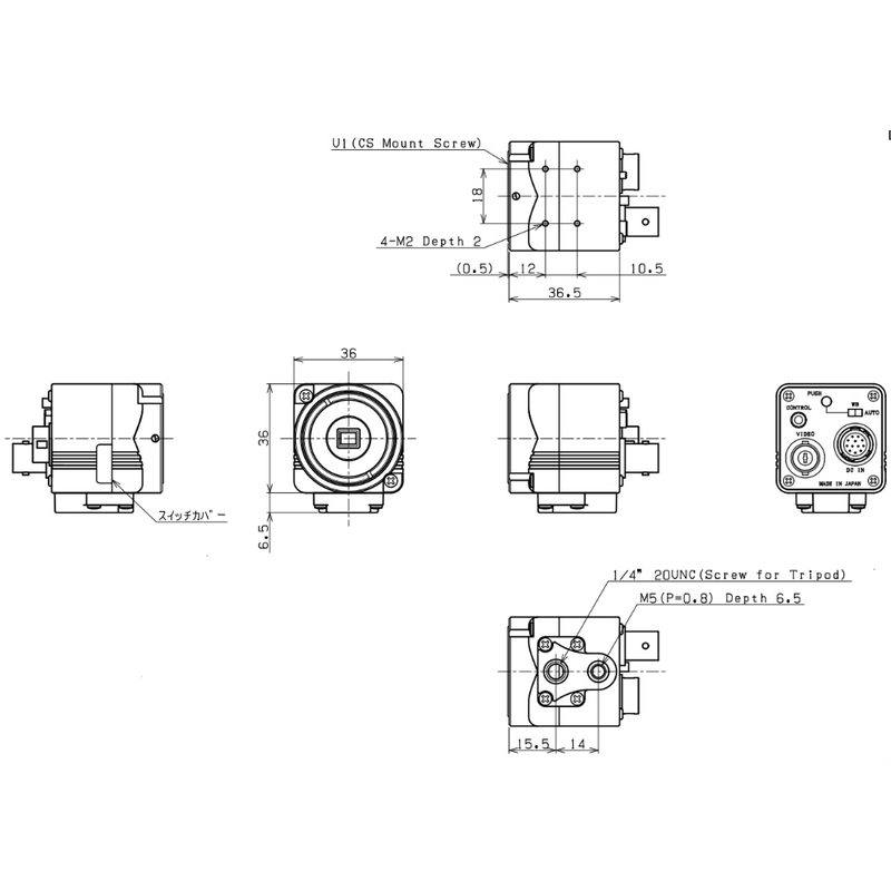 Omron STC-N63SCC machine vision camera