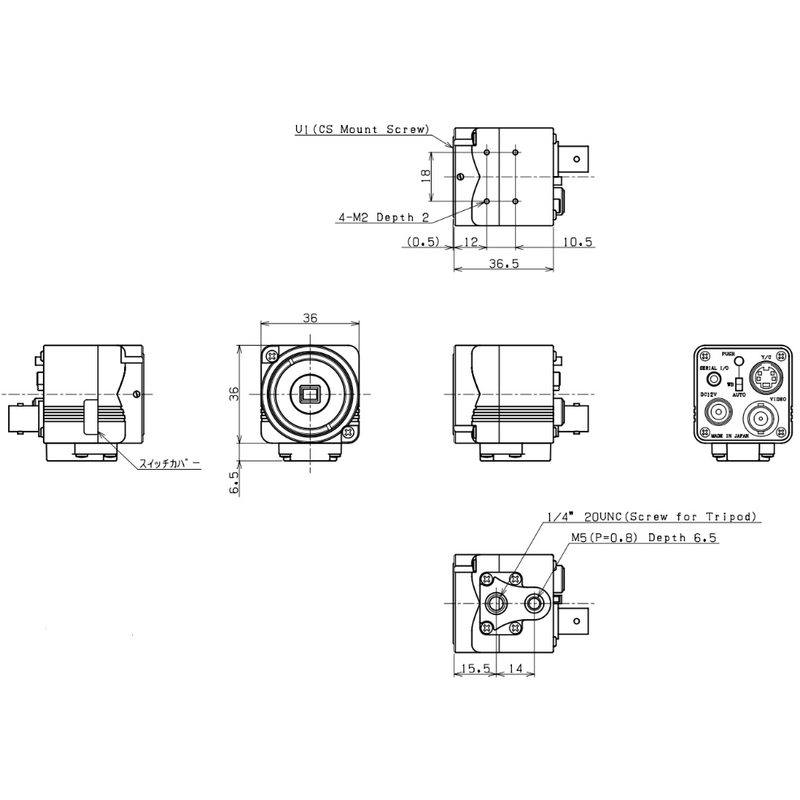 Omron STC-N63SCJ machine vision camera