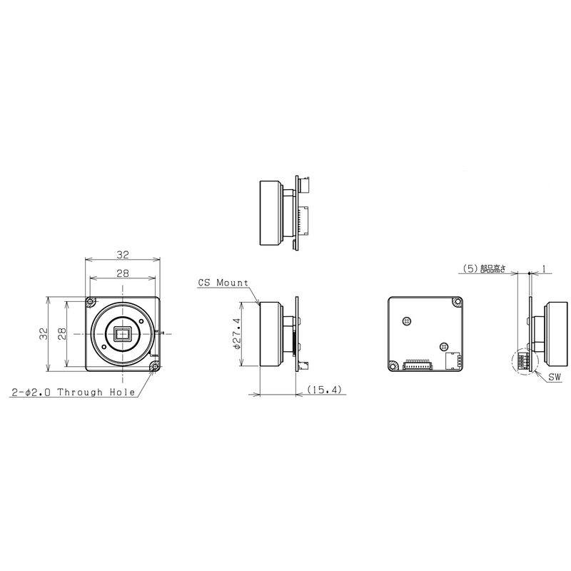 Omron STC-P63SCS machine vision camera