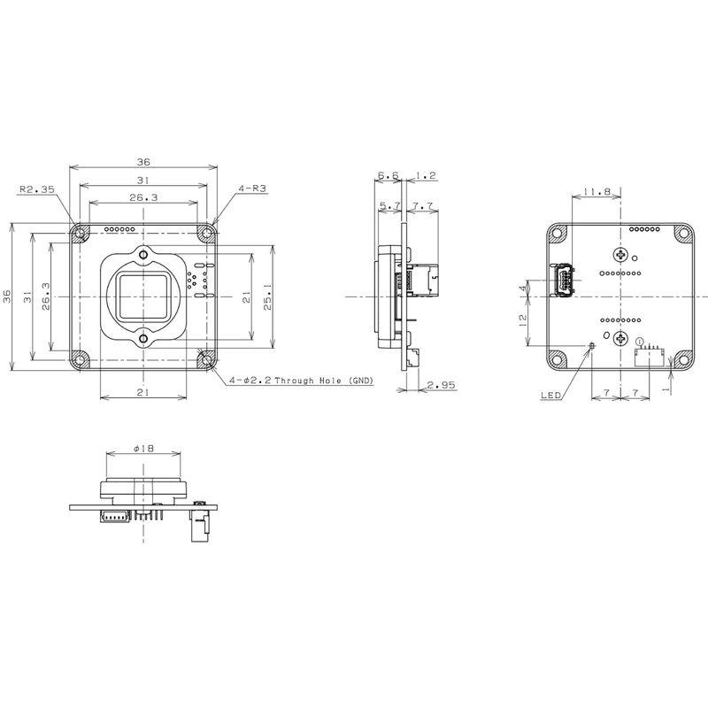 Omron STC-SB83USB-BS machine vision camera