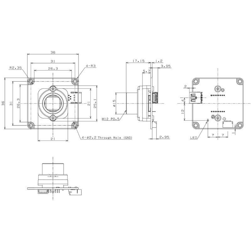 Omron STC-SC83USB-BLL machine vision camera