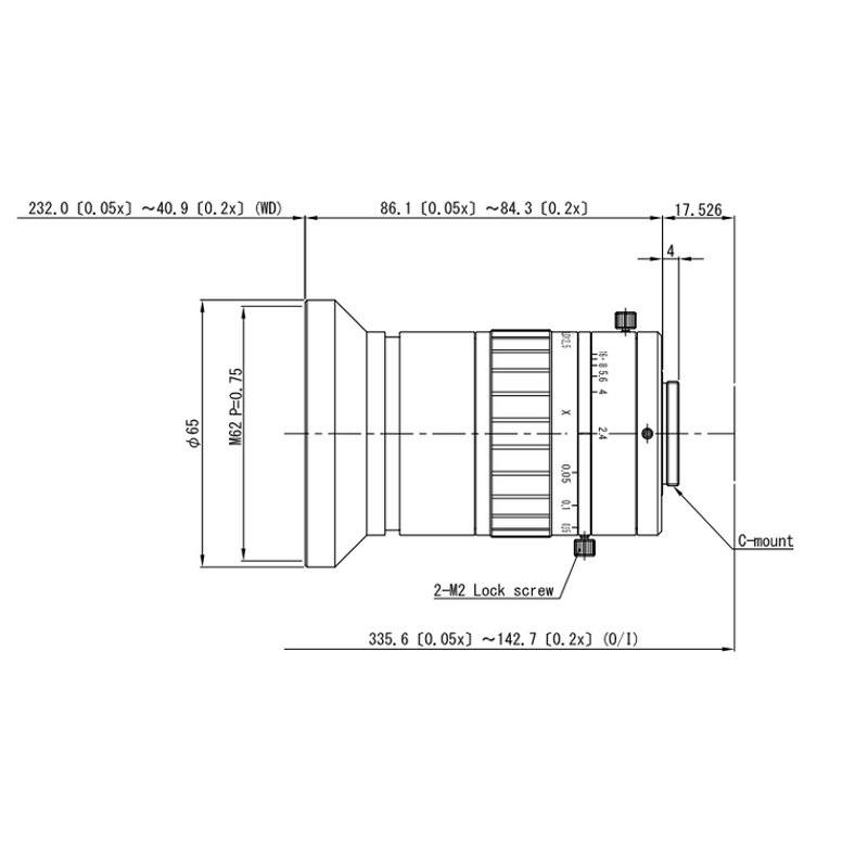 Omron / Sentech 3Z4S-LE VS-LLD12.5 machine vision lens