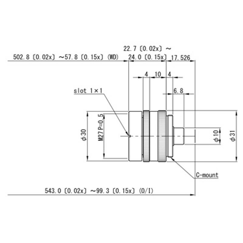 Omron / Sentech 3Z4S-LE VS-MC10 machine vision lens
